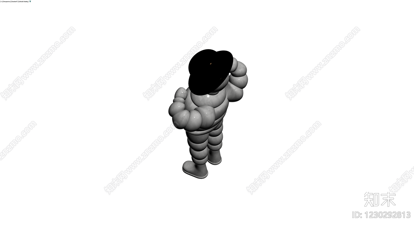 米其林轮胎人雕塑3D模型下载【ID:1230292813】