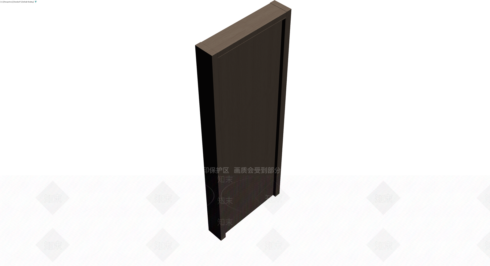 深色木纹成品门体3D模型下载【ID:1230643040】