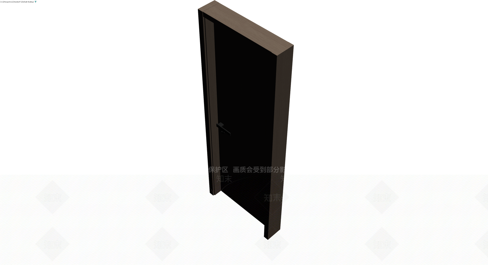 深色木纹成品门体3D模型下载【ID:1230643040】