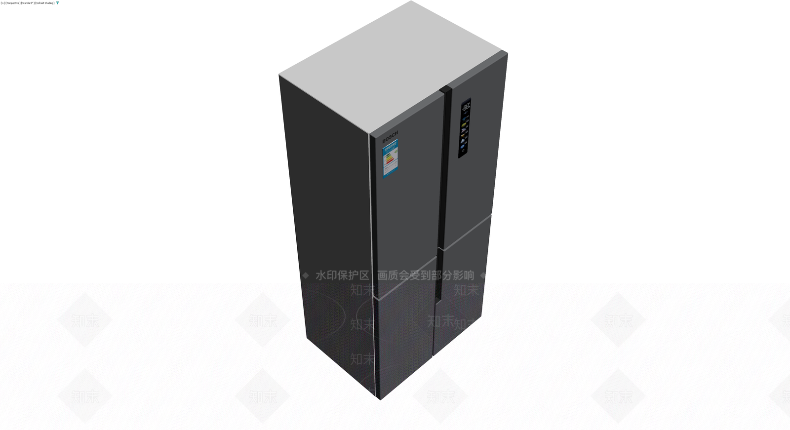 博世四门冰箱模型3D模型下载【ID:1230340221】