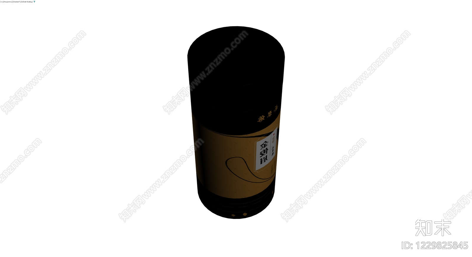 金俊眉茶叶罐3D模型下载【ID:1229825845】