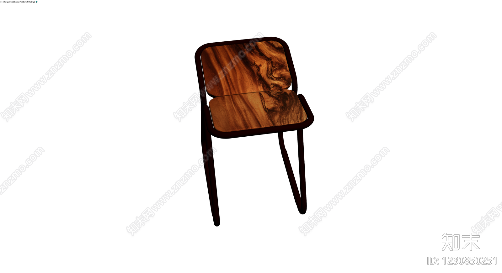 木质框架折叠椅3D模型下载【ID:1230850251】