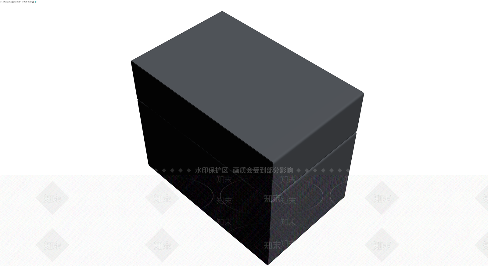 深灰配色抽屉柜3D模型下载【ID:1229892303】