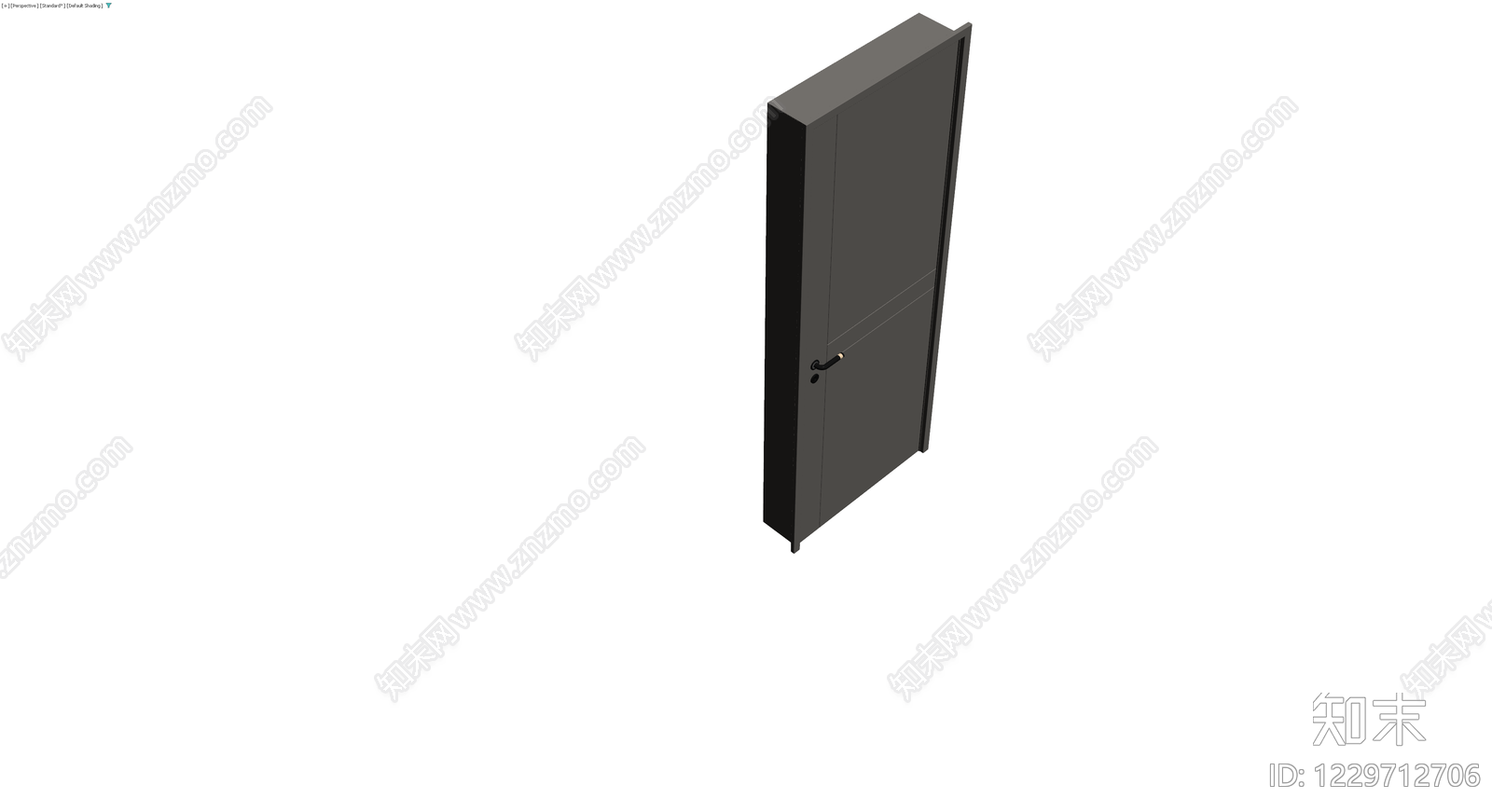 现代风格成品门体3D模型下载【ID:1229712706】
