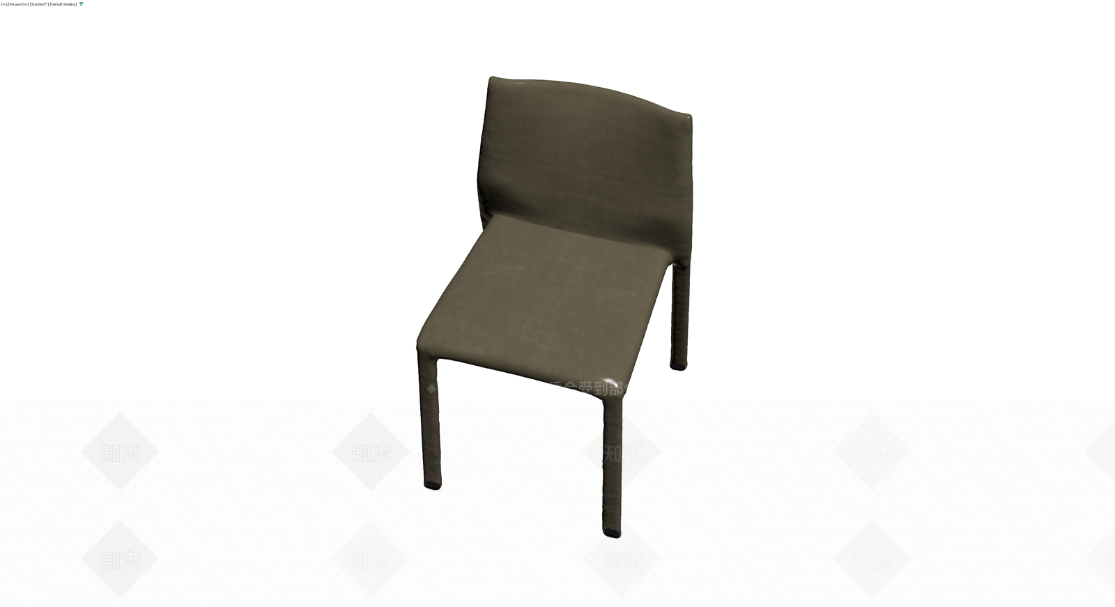 现代简约靠背椅3D模型下载【ID:1230402229】