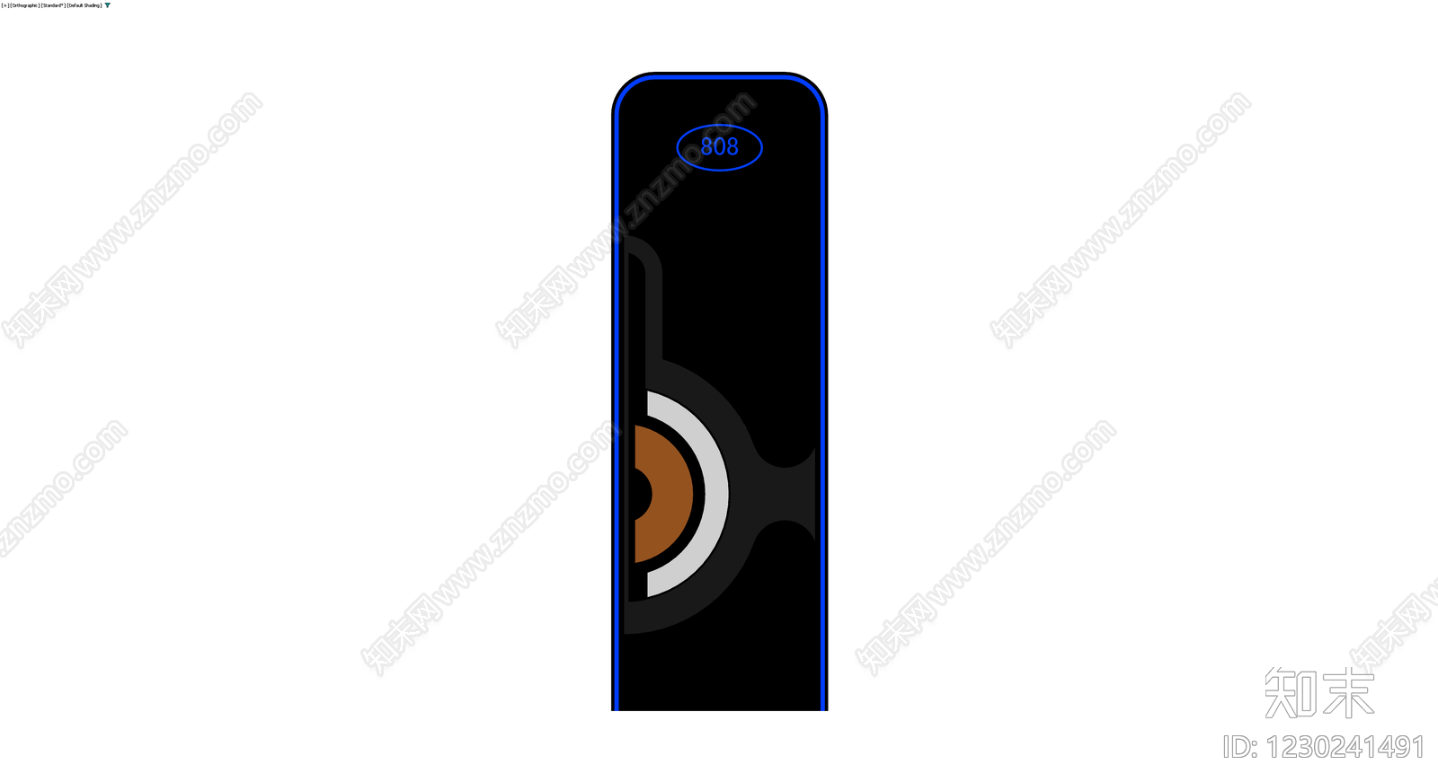 黑色808音箱3D模型下载【ID:1230241491】