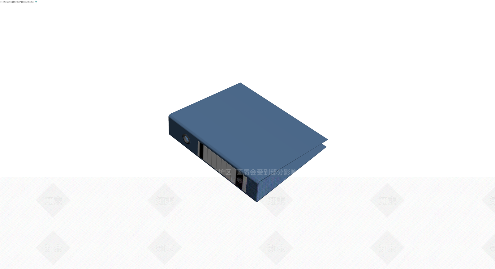 蓝色办公文件夹3D模型下载【ID:1230565818】