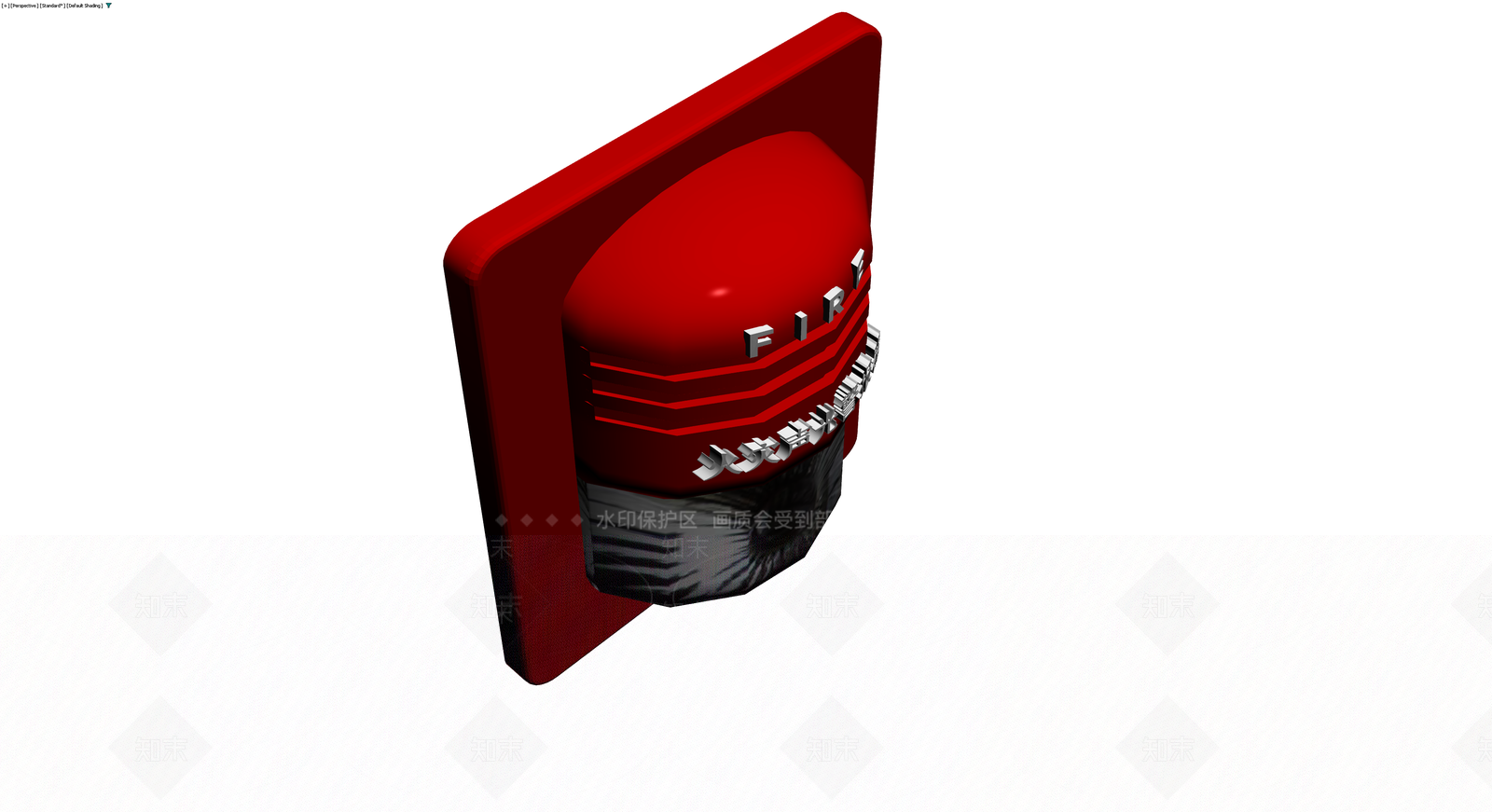 红色火灾声光警报器3D模型下载【ID:1229646201】