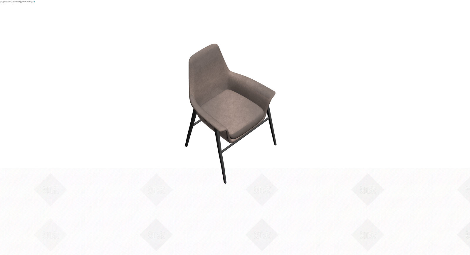 现代布艺软包餐椅3D模型下载【ID:1230176274】
