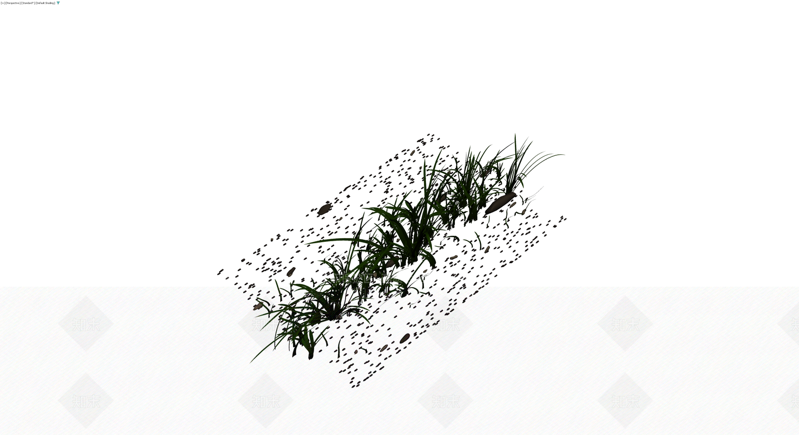 草丛景观模型3D模型下载【ID:1230676536】
