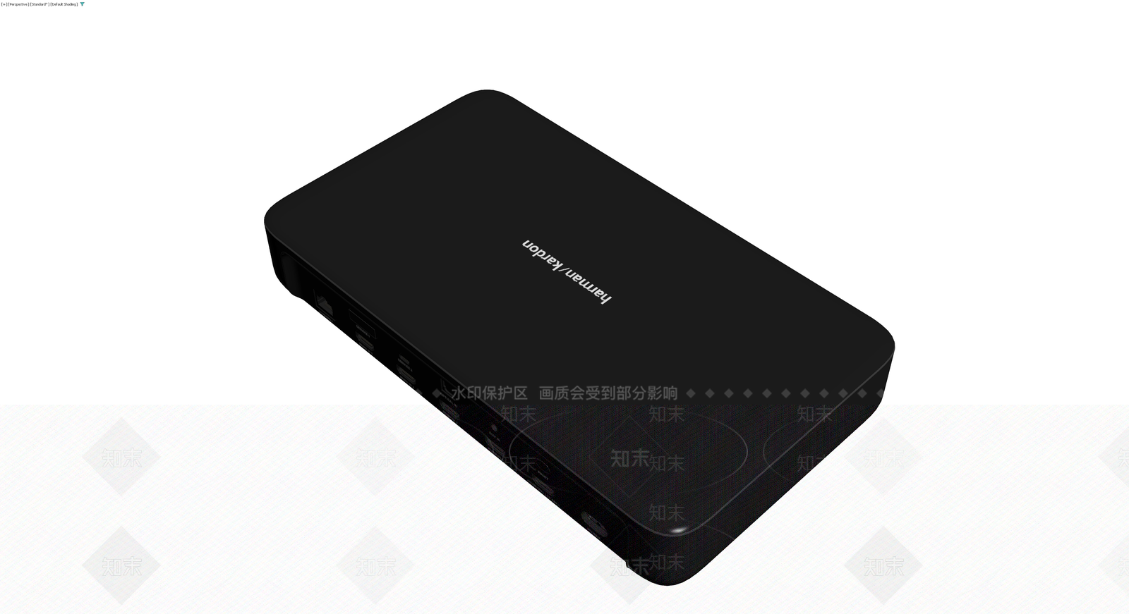 哈曼卡顿黑色音箱3D模型下载【ID:1229933557】