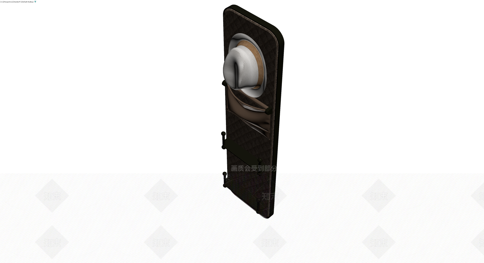 挂墙式衣帽架3D模型下载【ID:1230603569】