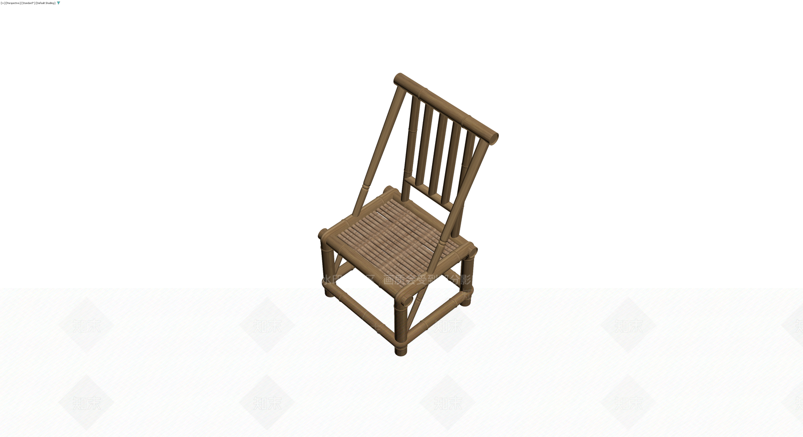 竹制靠背椅模型3D模型下载【ID:1230469317】