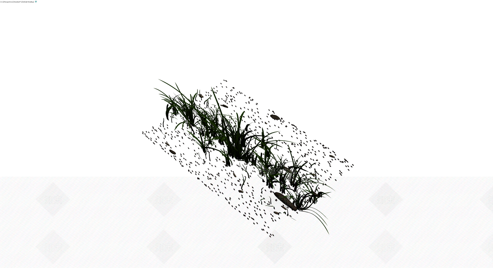 草丛景观植物组合3D模型下载【ID:1230676509】