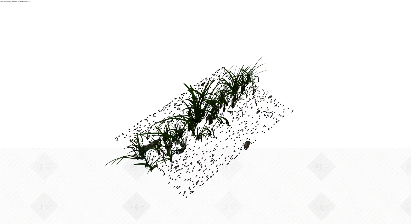 草丛景观植物组合3D模型下载【ID:1230676509】