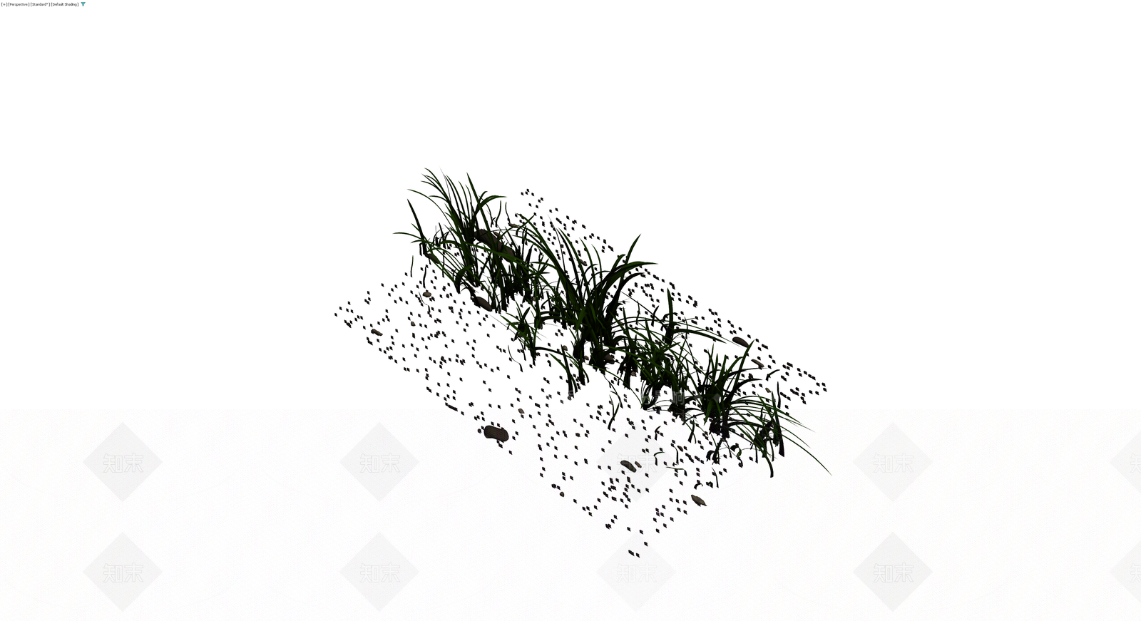 草丛景观植物组合3D模型下载【ID:1230676509】