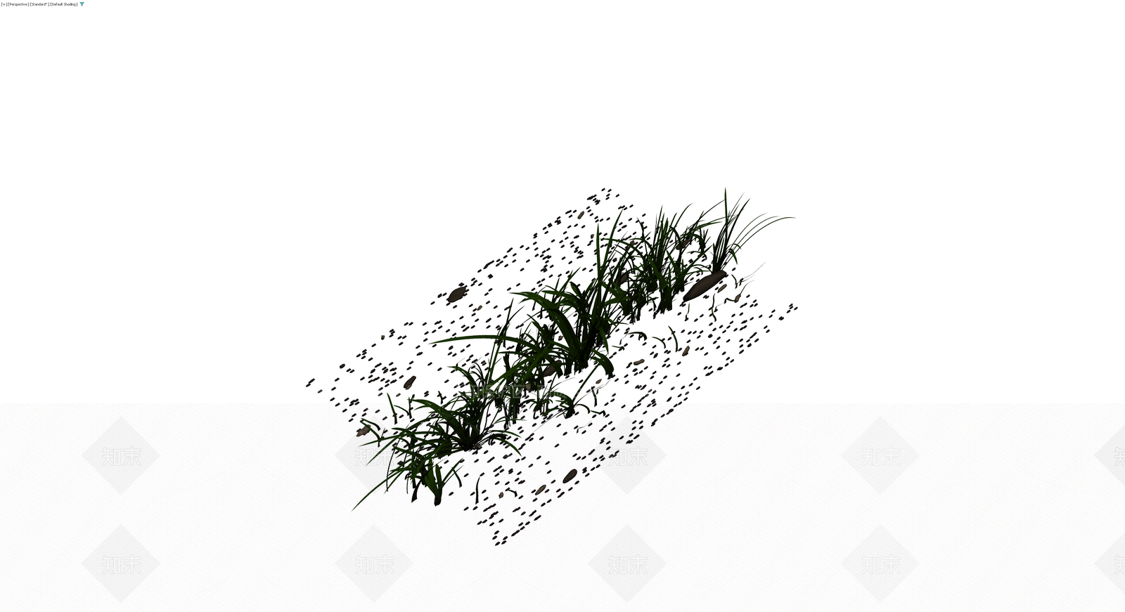 草丛景观植物组合3D模型下载【ID:1230676509】