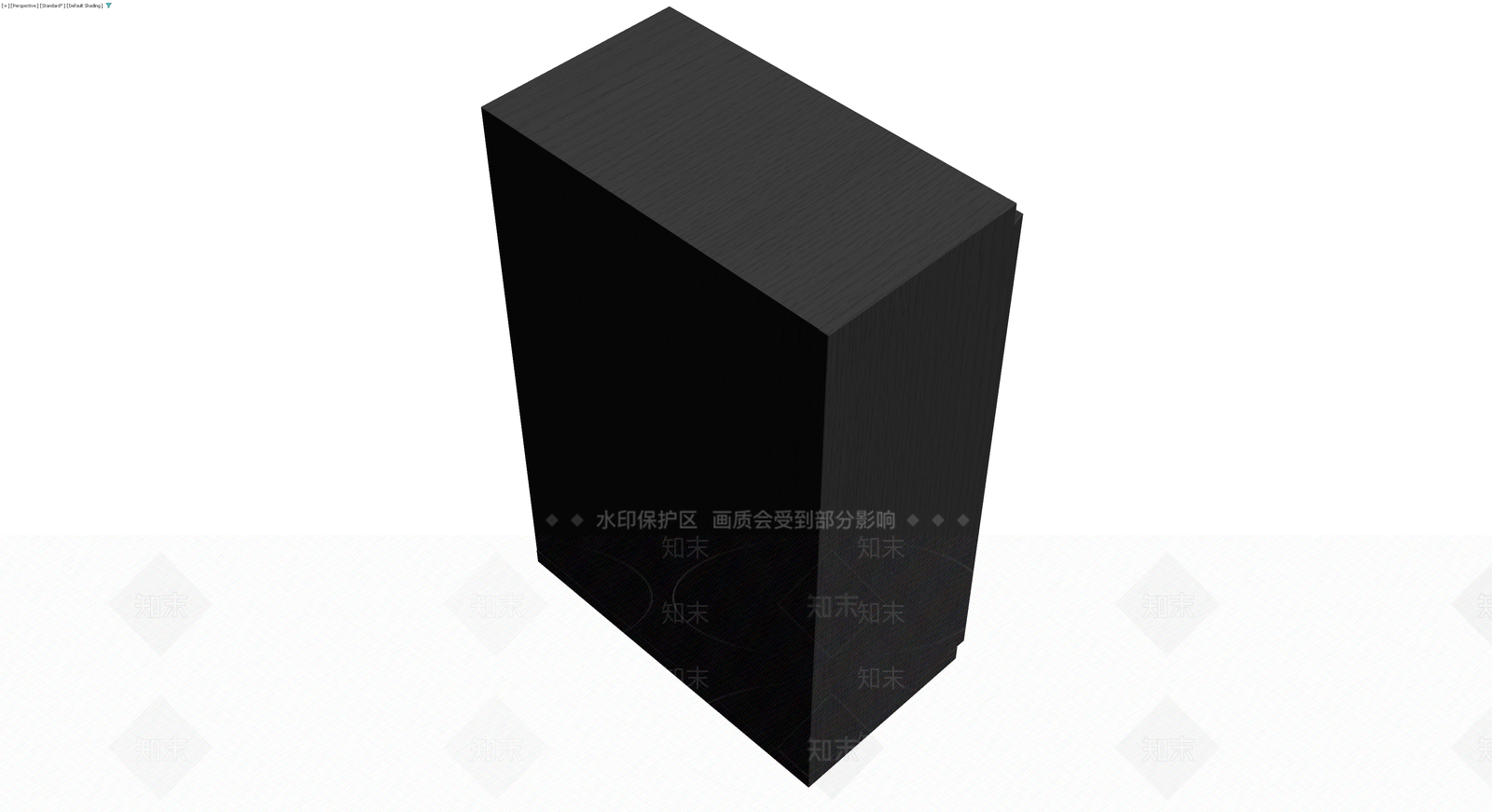 黑色木纹高柜模型3D模型下载【ID:1230116645】
