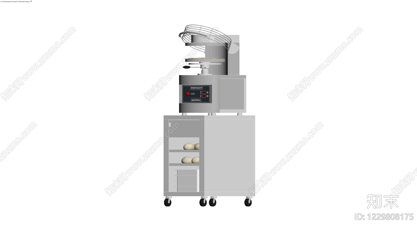 商用披萨面团机3D模型下载【ID:1229808175】