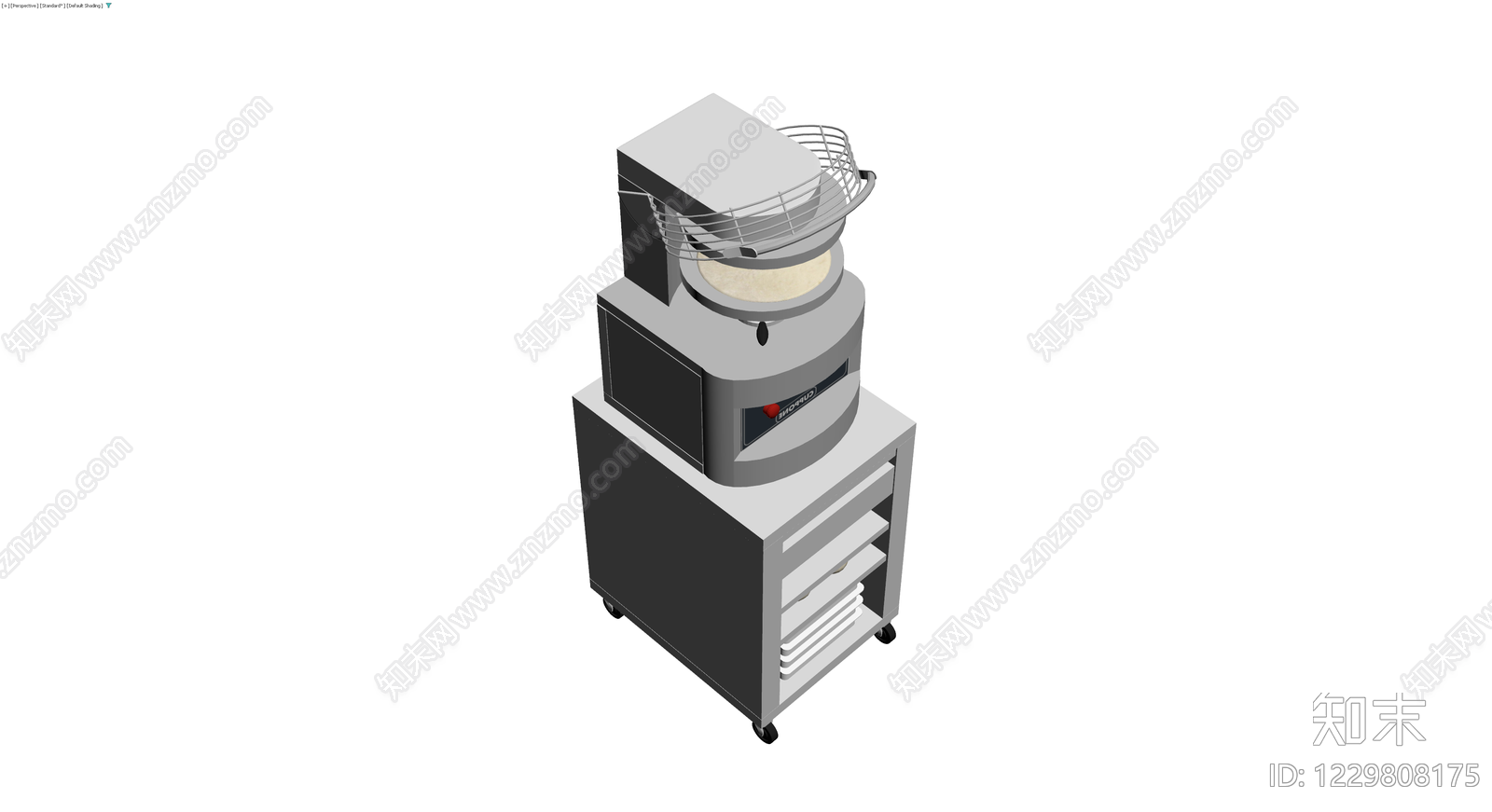 商用披萨面团机3D模型下载【ID:1229808175】