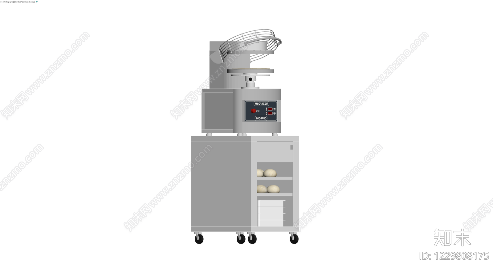 商用披萨面团机3D模型下载【ID:1229808175】