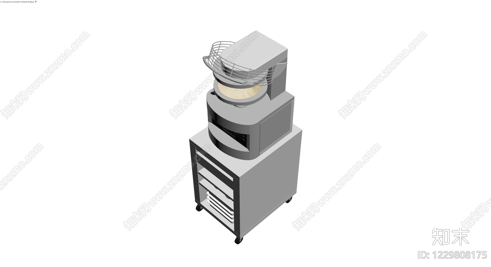 商用披萨面团机3D模型下载【ID:1229808175】