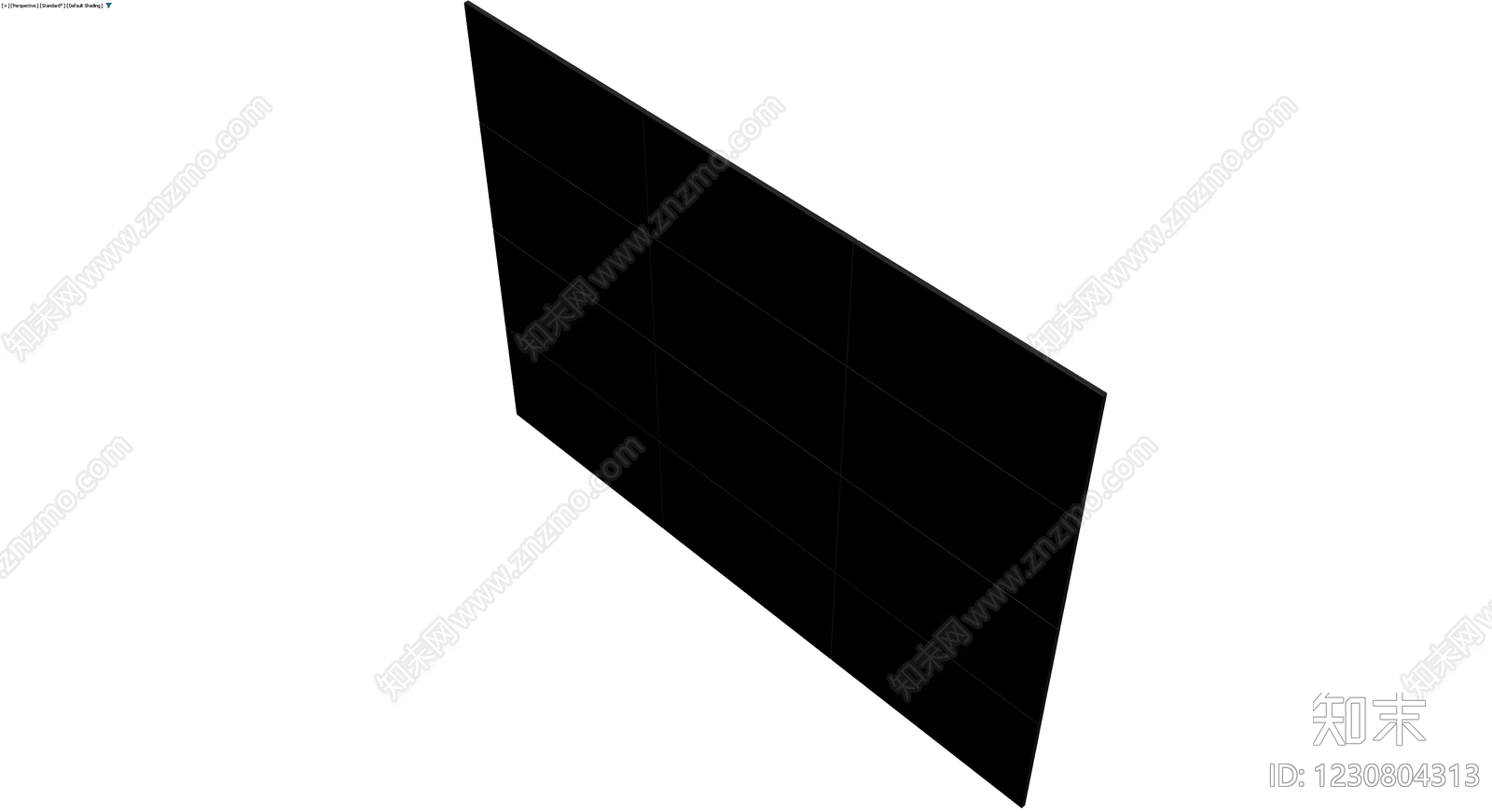 黑色纹理铺装模块3D模型下载【ID:1230804313】