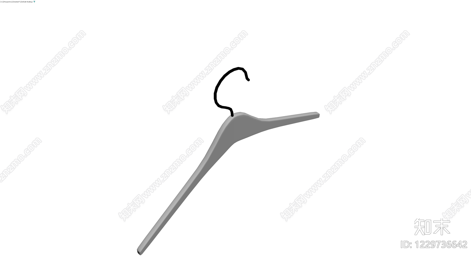 灰色衣架模型3D模型下载【ID:1229736642】