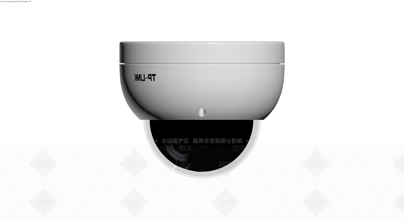 TP-LINK半球监控摄像头3D模型下载【ID:1230444942】