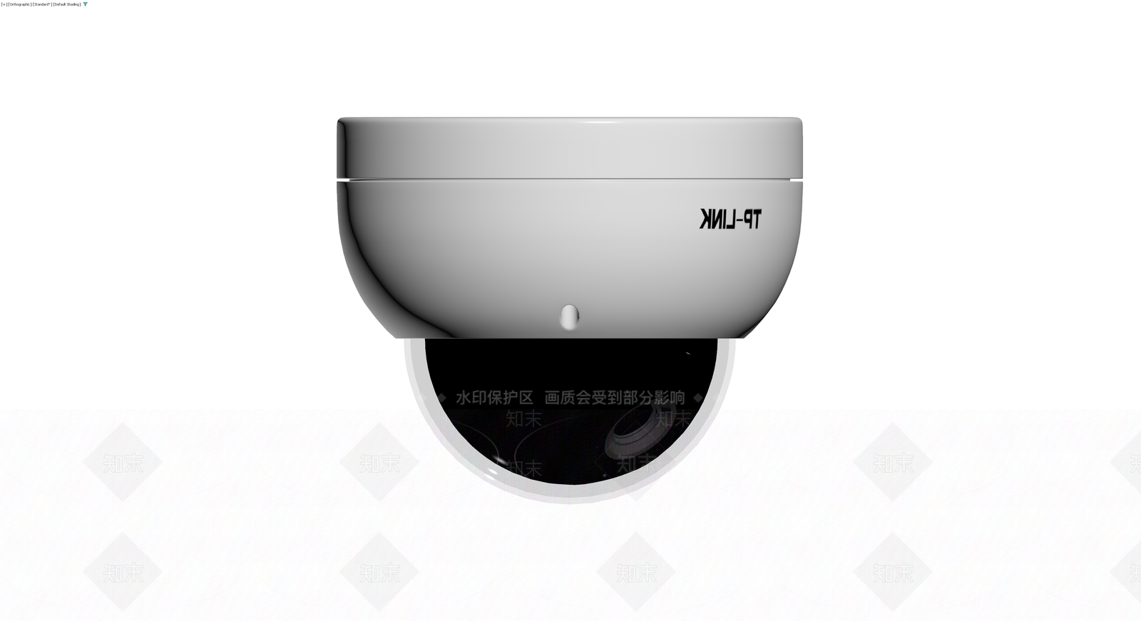 TP-LINK半球监控摄像头3D模型下载【ID:1230444942】