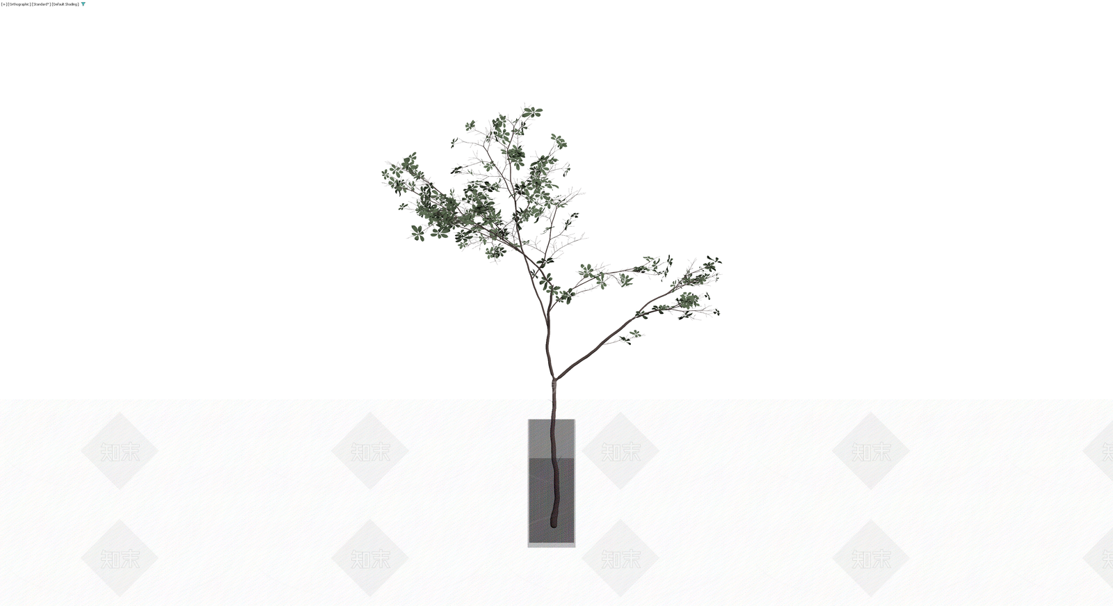 带盆绿植盆栽模型3D模型下载【ID:1230761314】