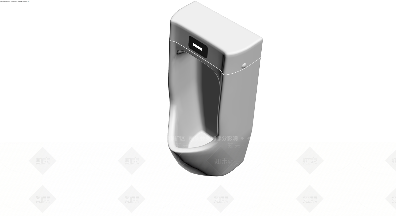 现代智能感应小便斗3D模型下载【ID:1230423682】