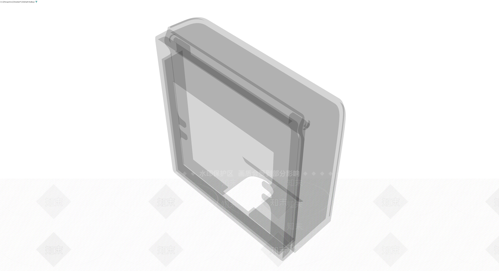 灰色3D显示器模型3D模型下载【ID:1230646548】