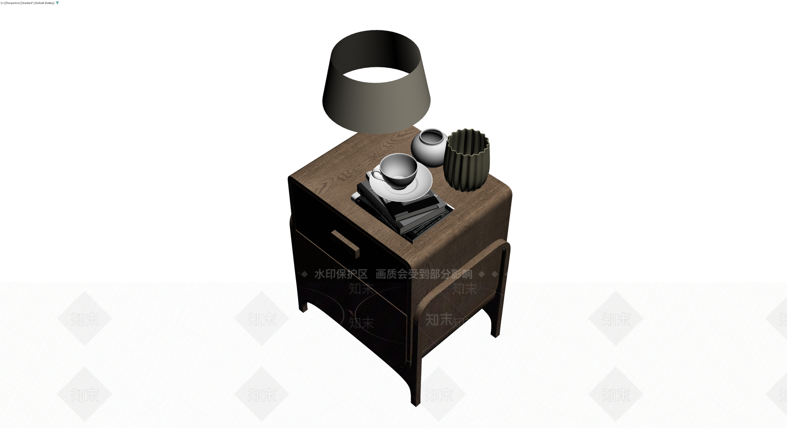 床头柜组合模型3D模型下载【ID:1230701466】