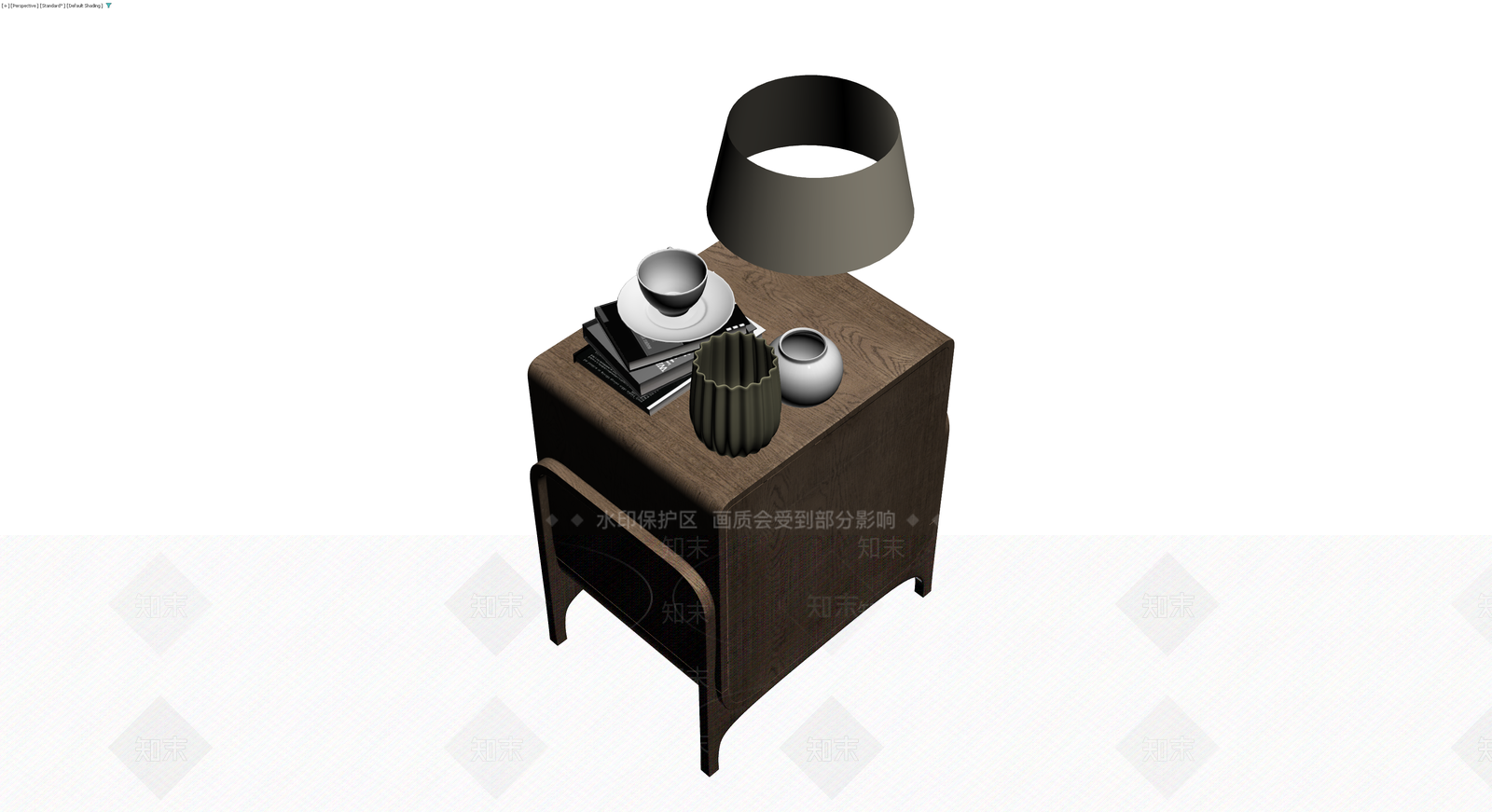 床头柜组合模型3D模型下载【ID:1230701466】