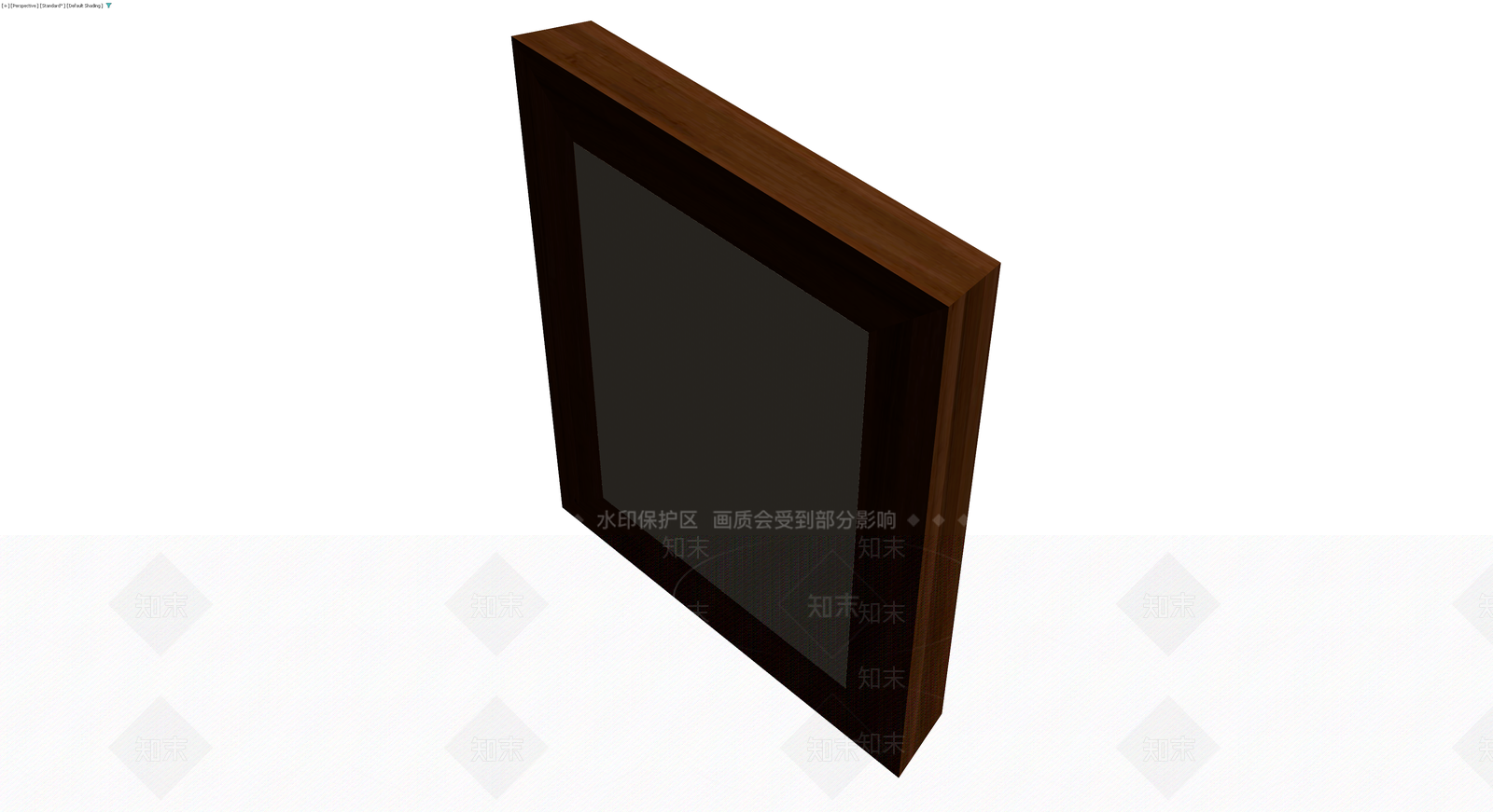 深木色带框镜子3D模型下载【ID:1230177194】