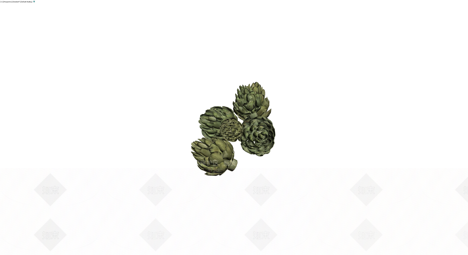 多颗洋蓟蔬菜组合3D模型下载【ID:1229861948】