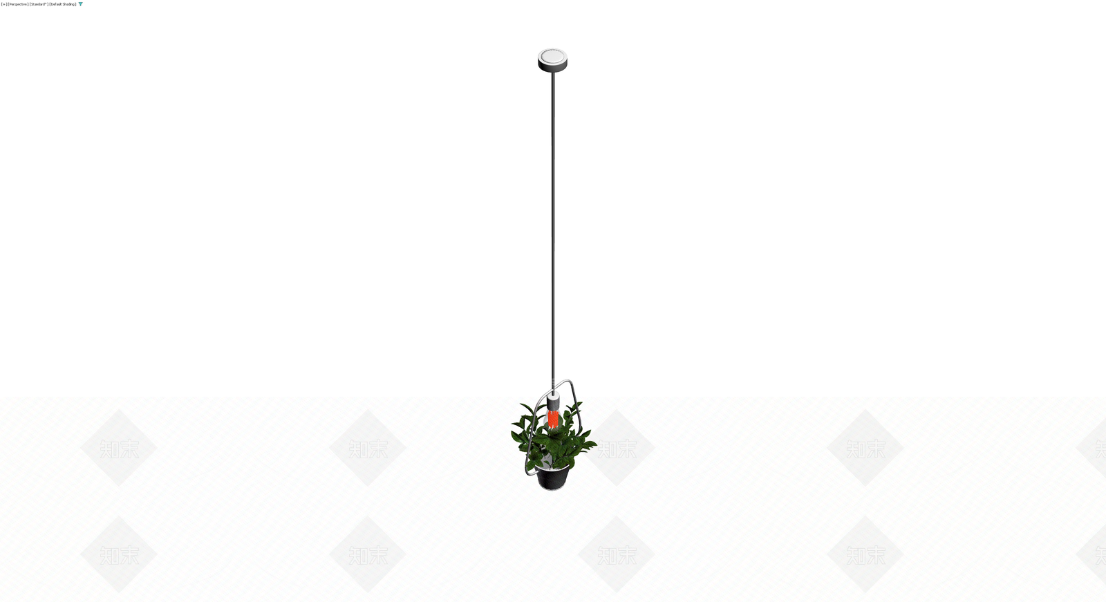 带植物吊灯组合3D模型下载【ID:1230599916】
