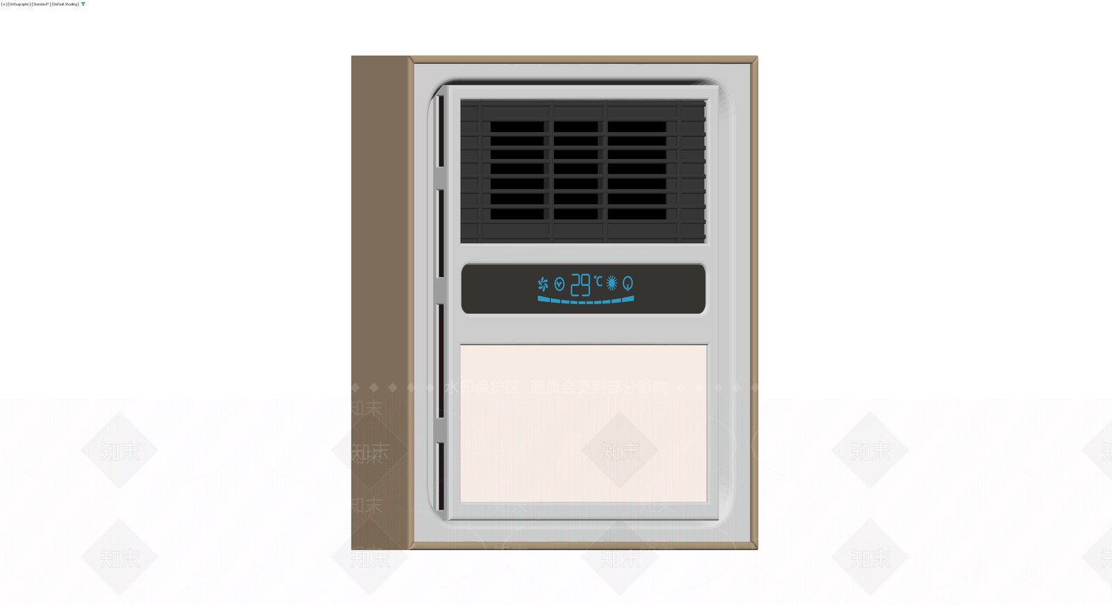 嵌入式天花空调3D模型下载【ID:1229939903】