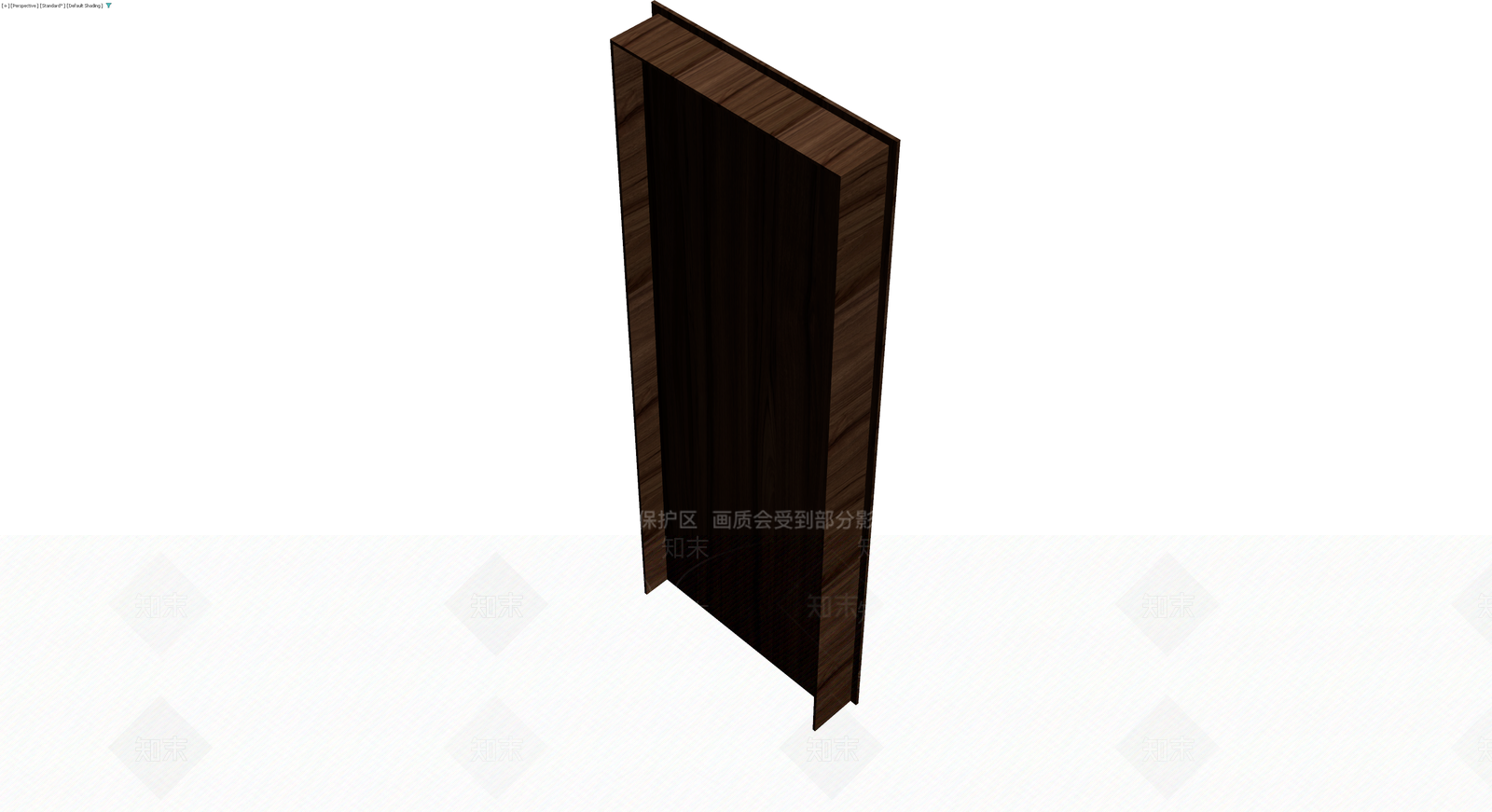 深色木纹成品门体3D模型下载【ID:1230175566】