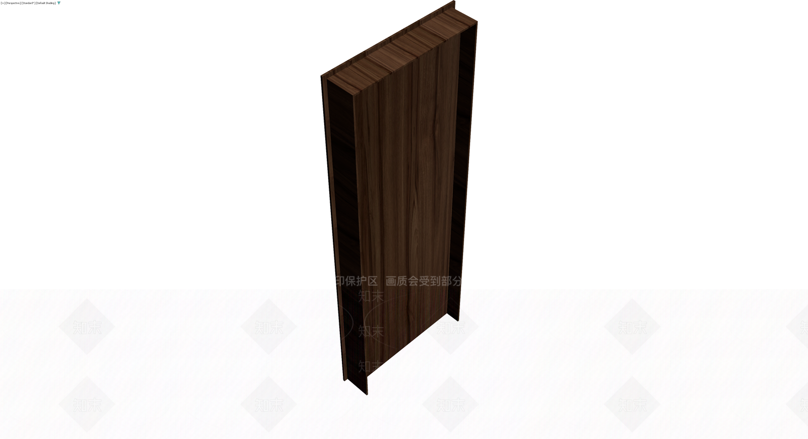 深色木纹成品门体3D模型下载【ID:1230175566】