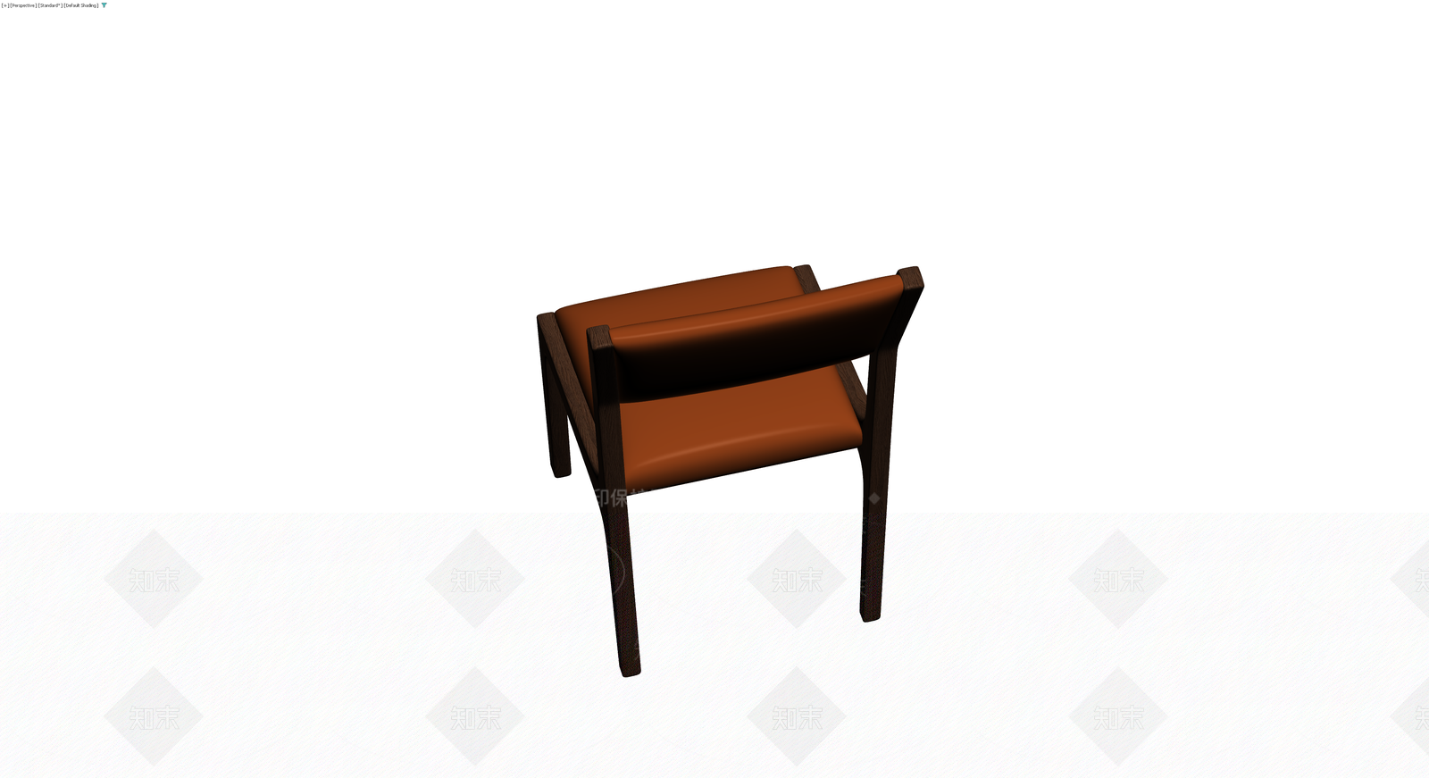 深木色软包餐椅3D模型下载【ID:1230187807】