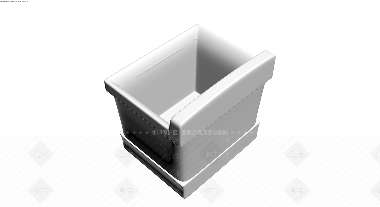白色方形储物箱3D模型下载【ID:1230541542】