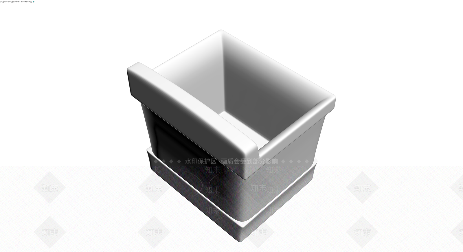 白色方形储物箱3D模型下载【ID:1230541542】
