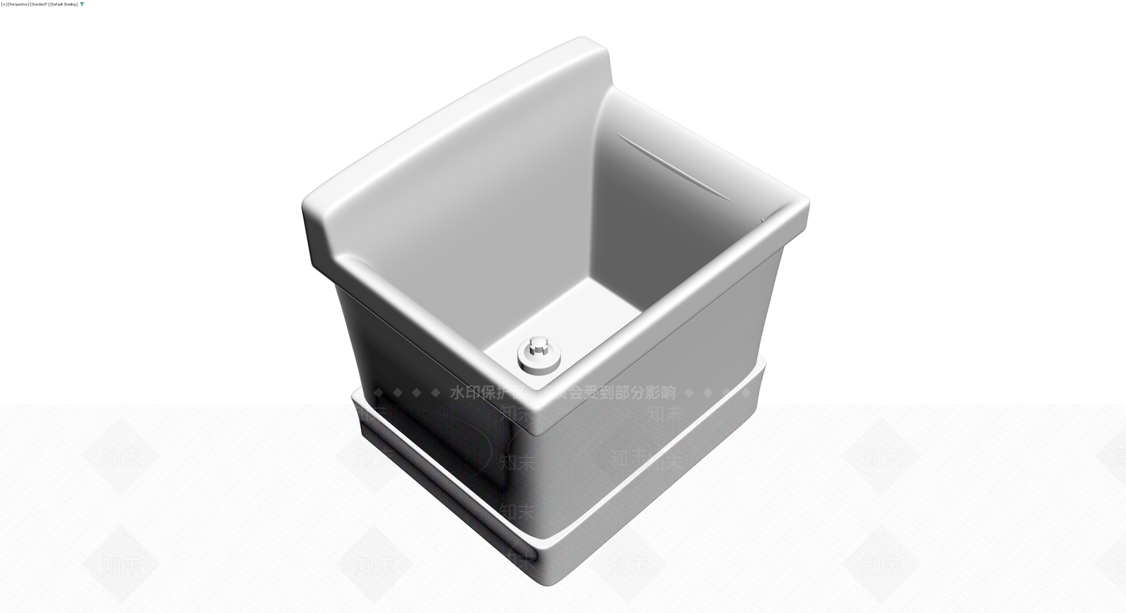 白色方形储物箱3D模型下载【ID:1230541542】
