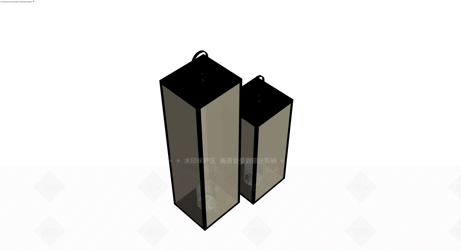 双体玻璃烛台组合3D模型下载【ID:1230619865】