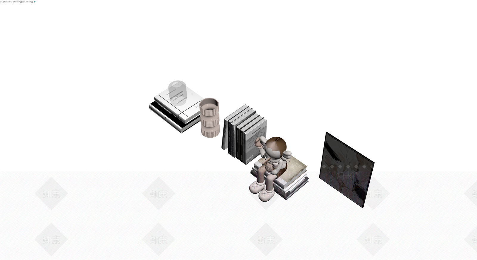KAWS坐姿公仔组合3D模型下载【ID:1230669864】