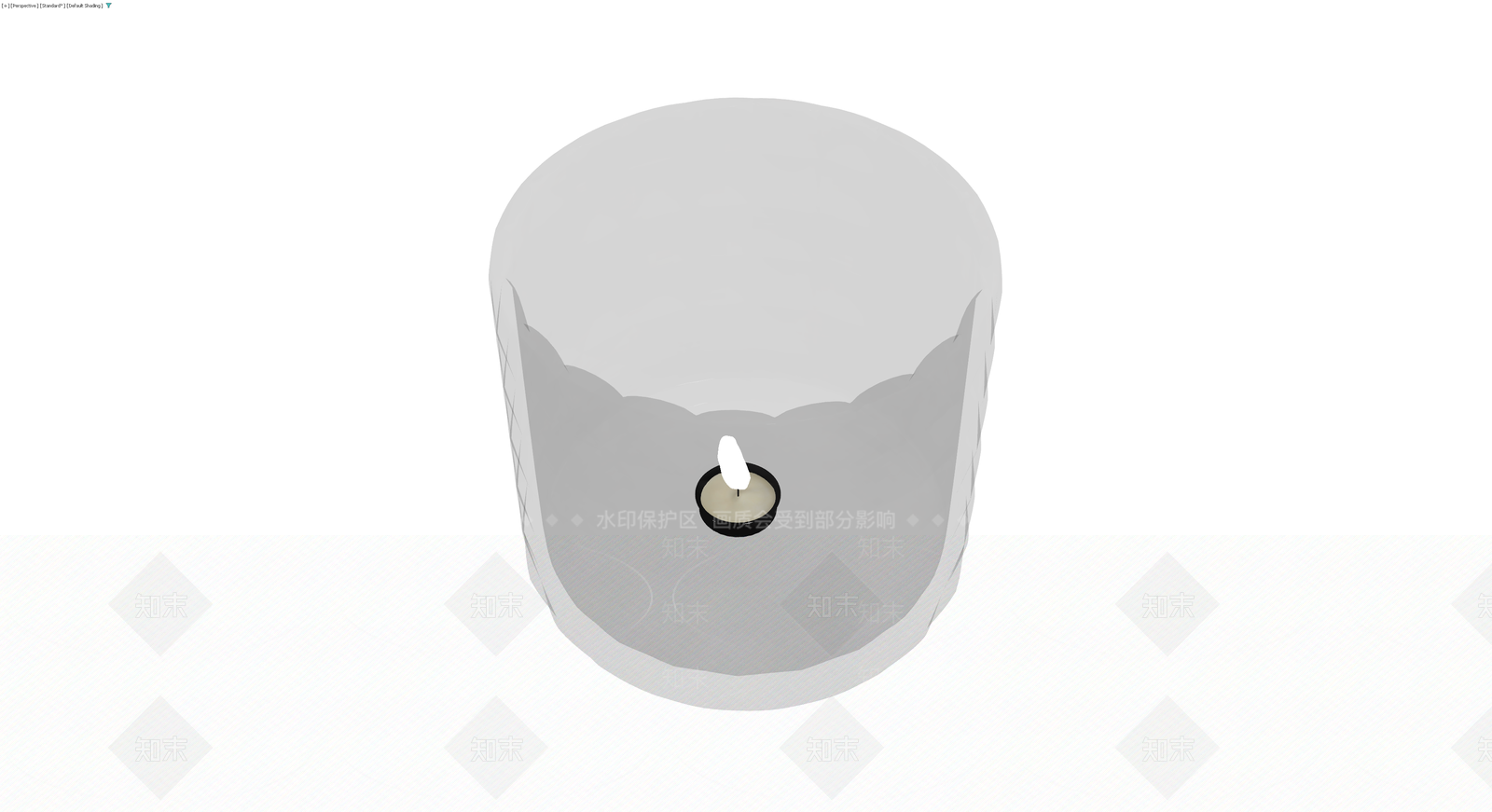玻璃烛台罩模型3D模型下载【ID:1229851806】