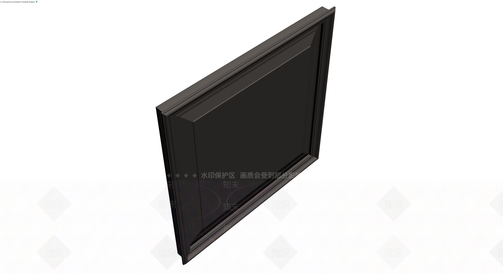 黑色装饰门板3D模型下载【ID:1230721732】
