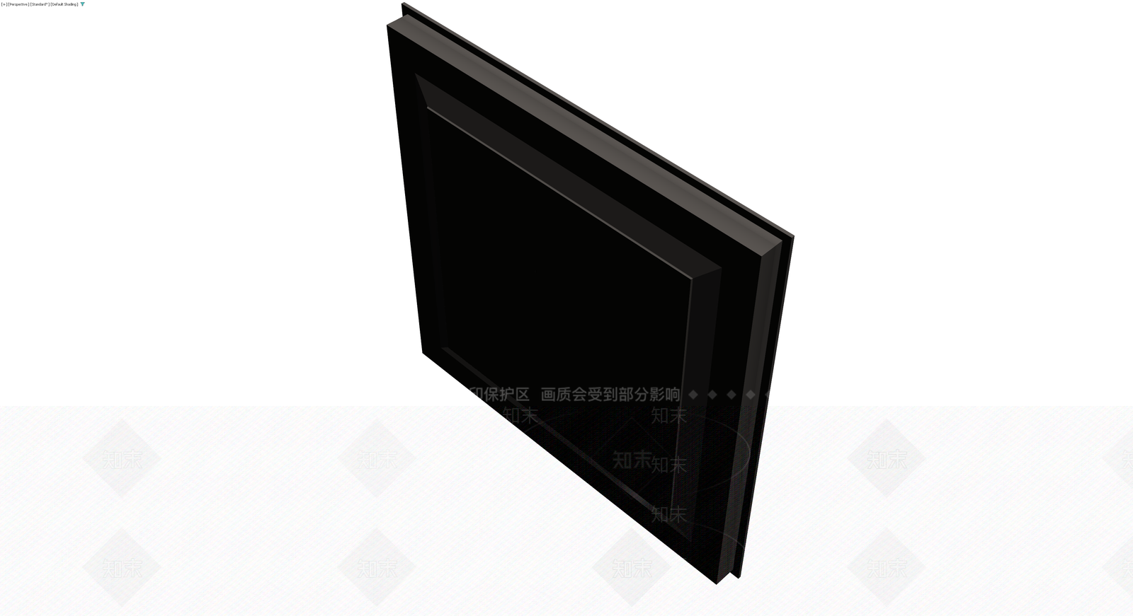 黑色装饰门板3D模型下载【ID:1230721732】